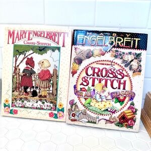 Vintage Mary Engelbreit Cross Stitch Books